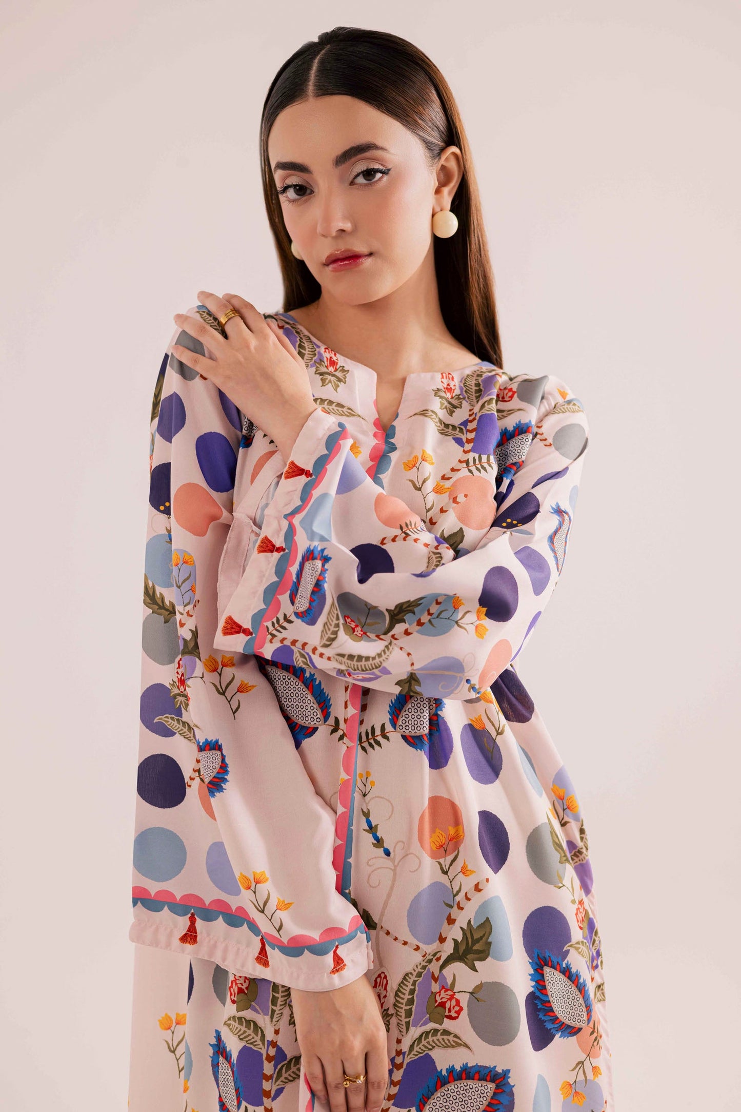 KF30 - Winter Printed Kaftaan