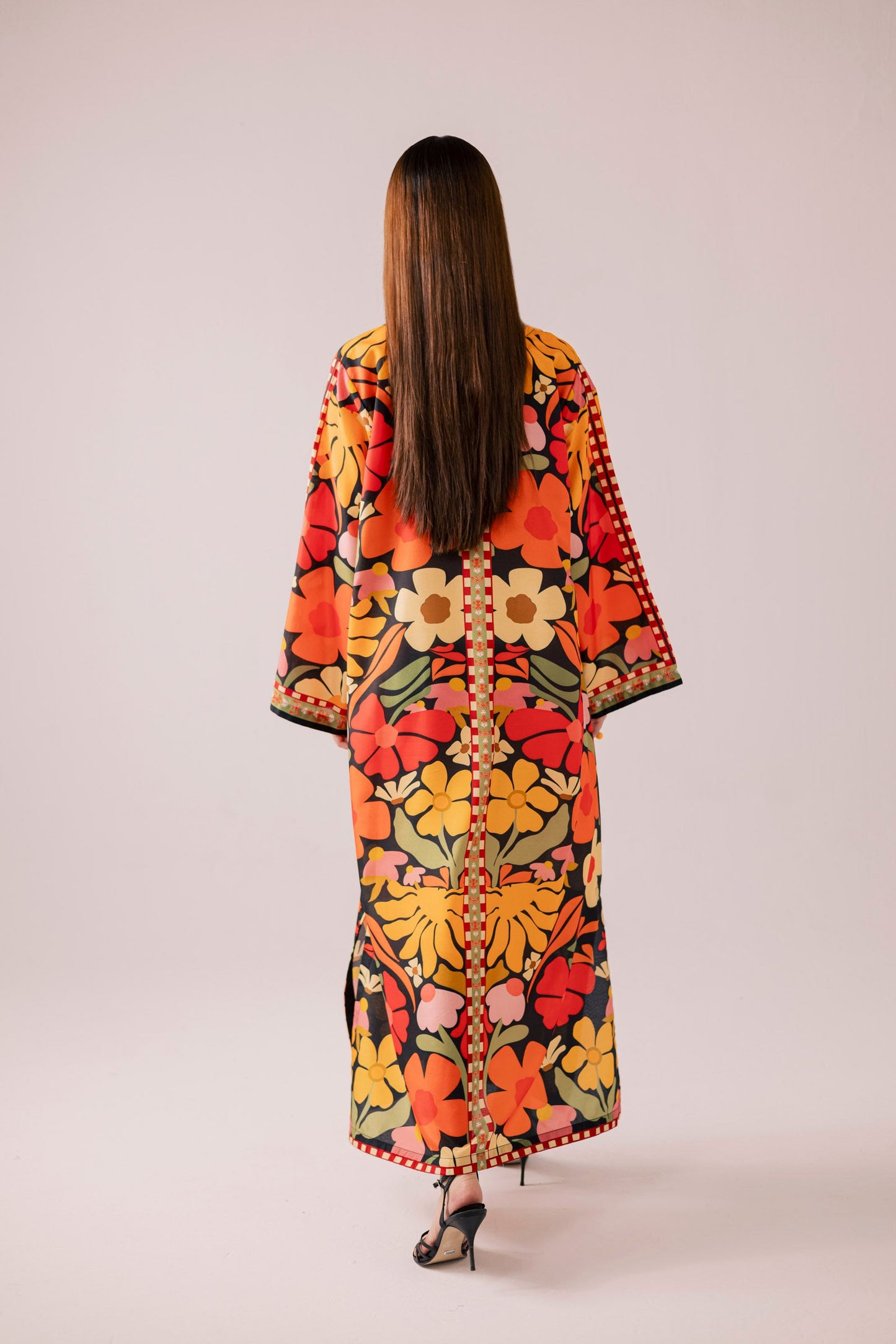 KF37 - Winter Printed Kaftaan