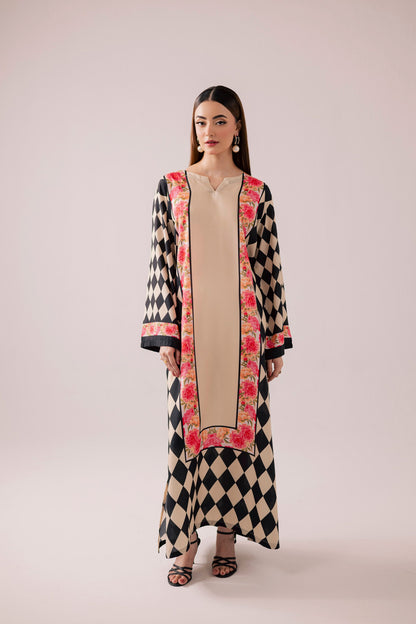 KF38 - Winter Printed Kaftaan
