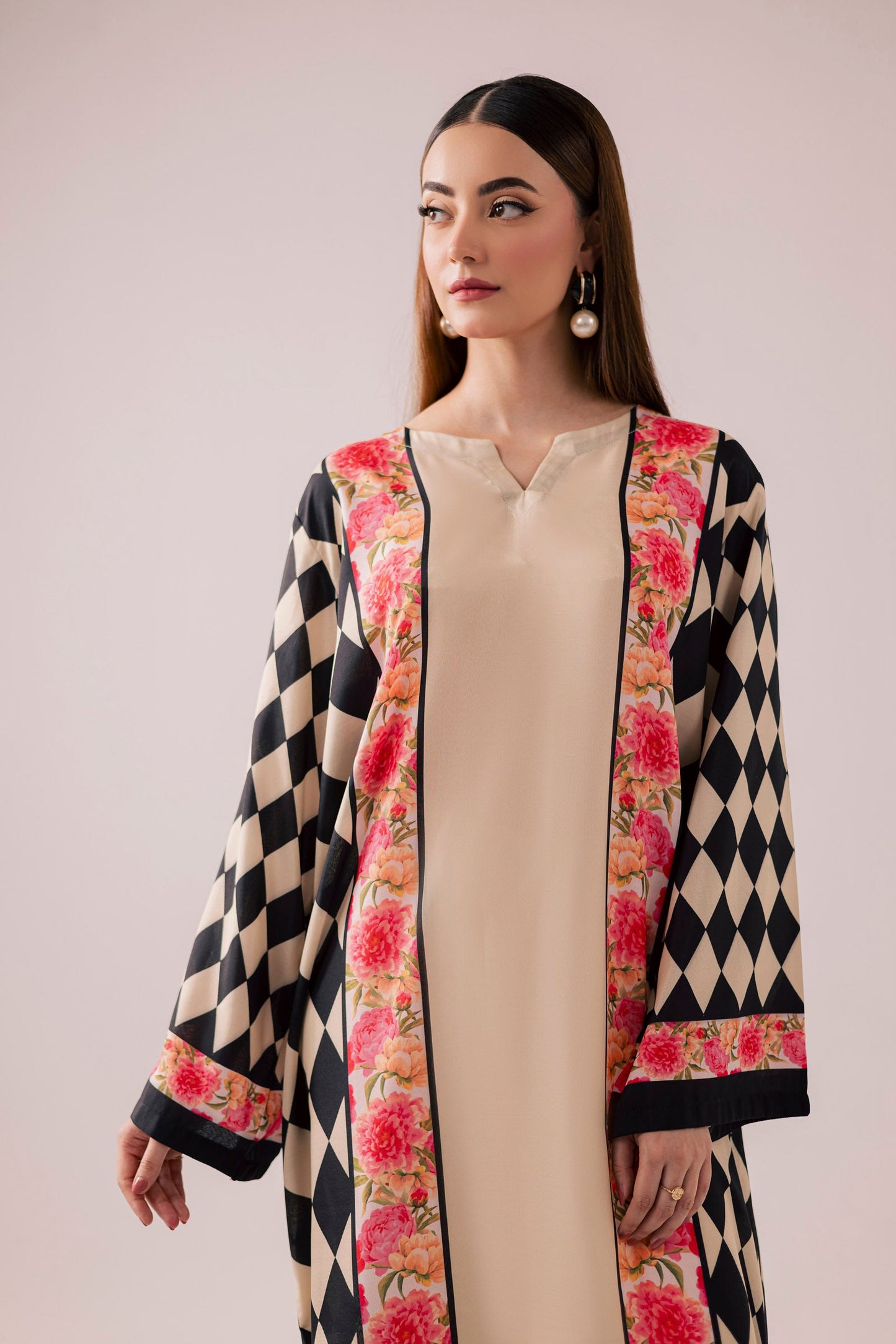 KF38 - Winter Printed Kaftaan