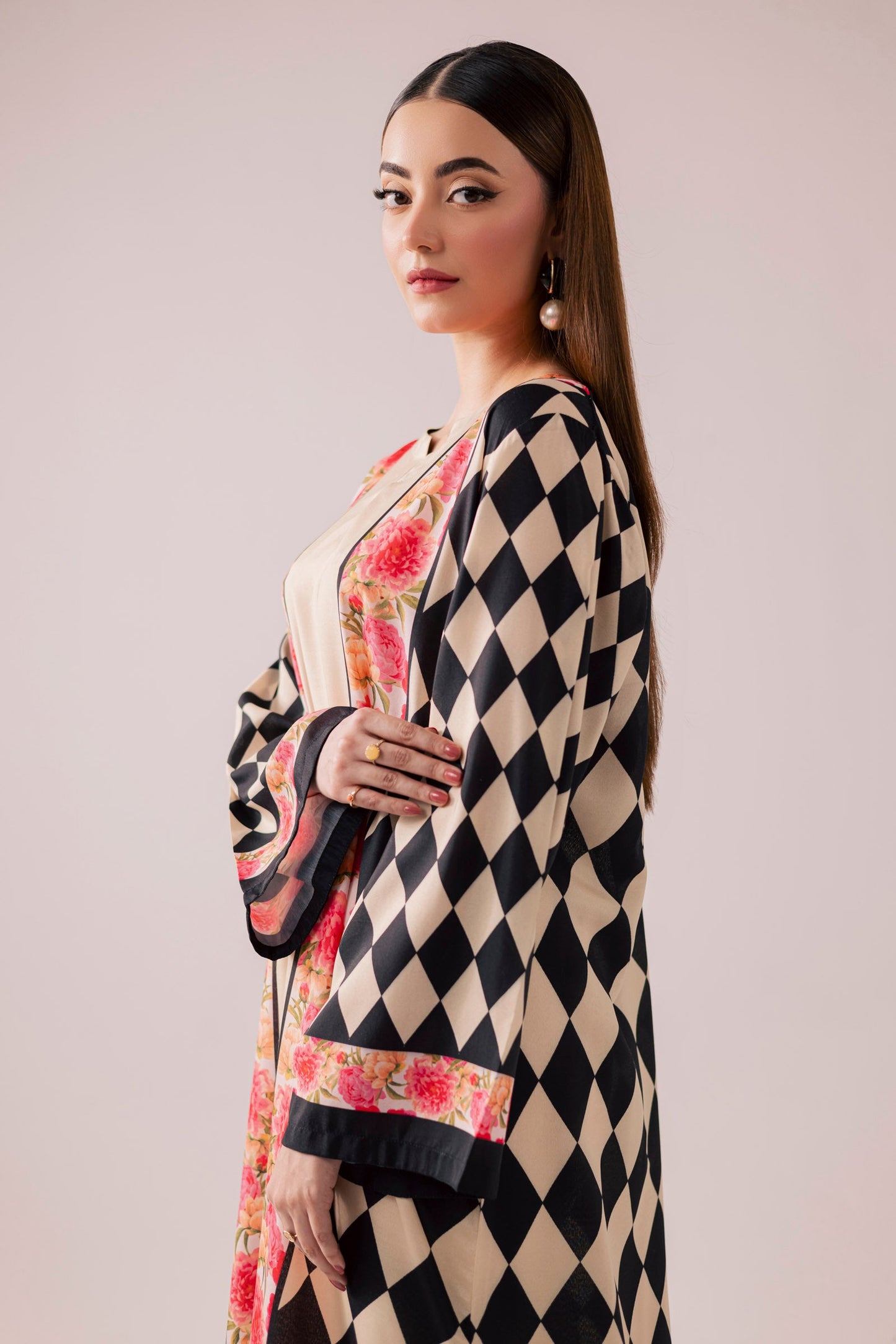 KF38 - Winter Printed Kaftaan