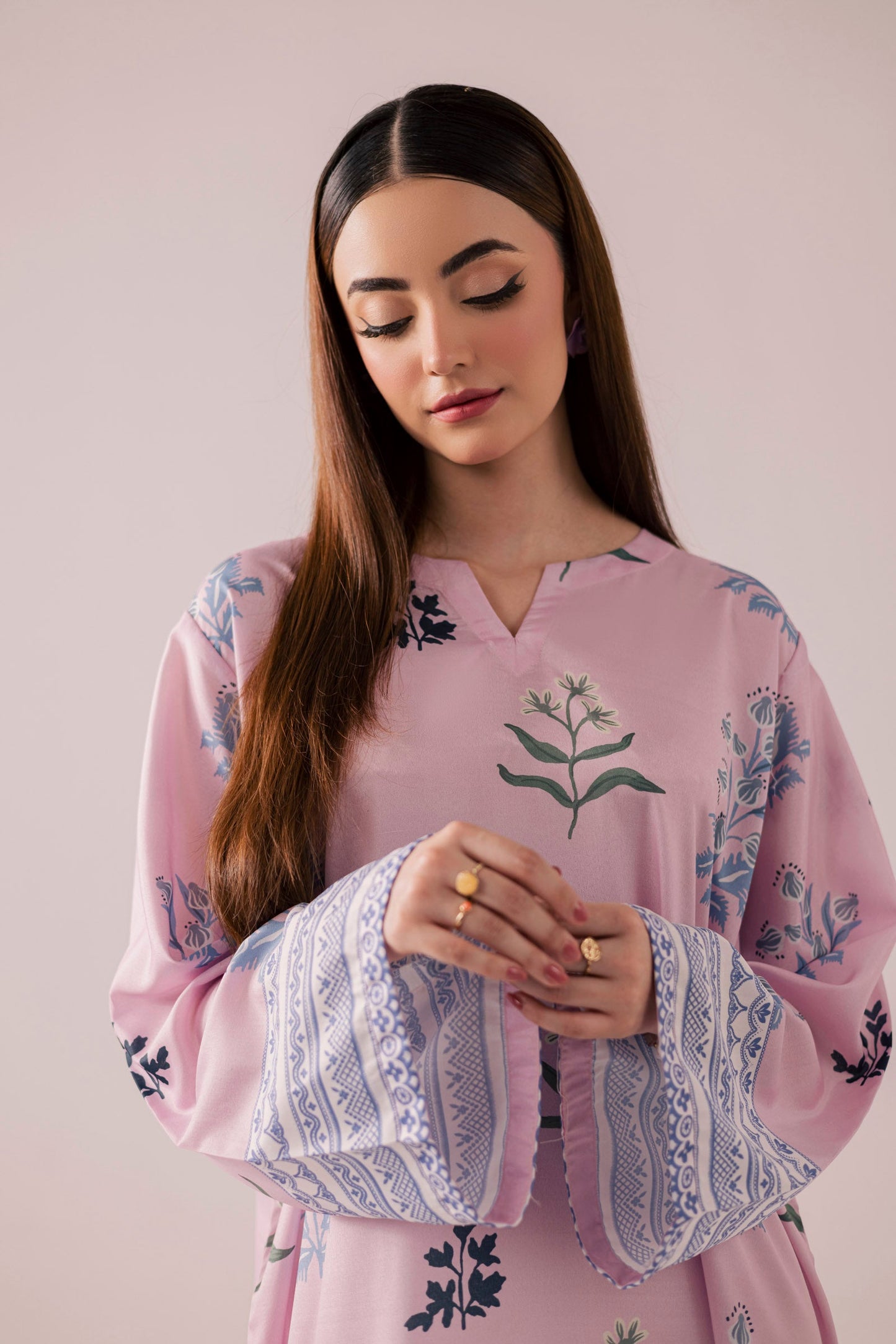 KF40 - Winter Printed Kaftaan