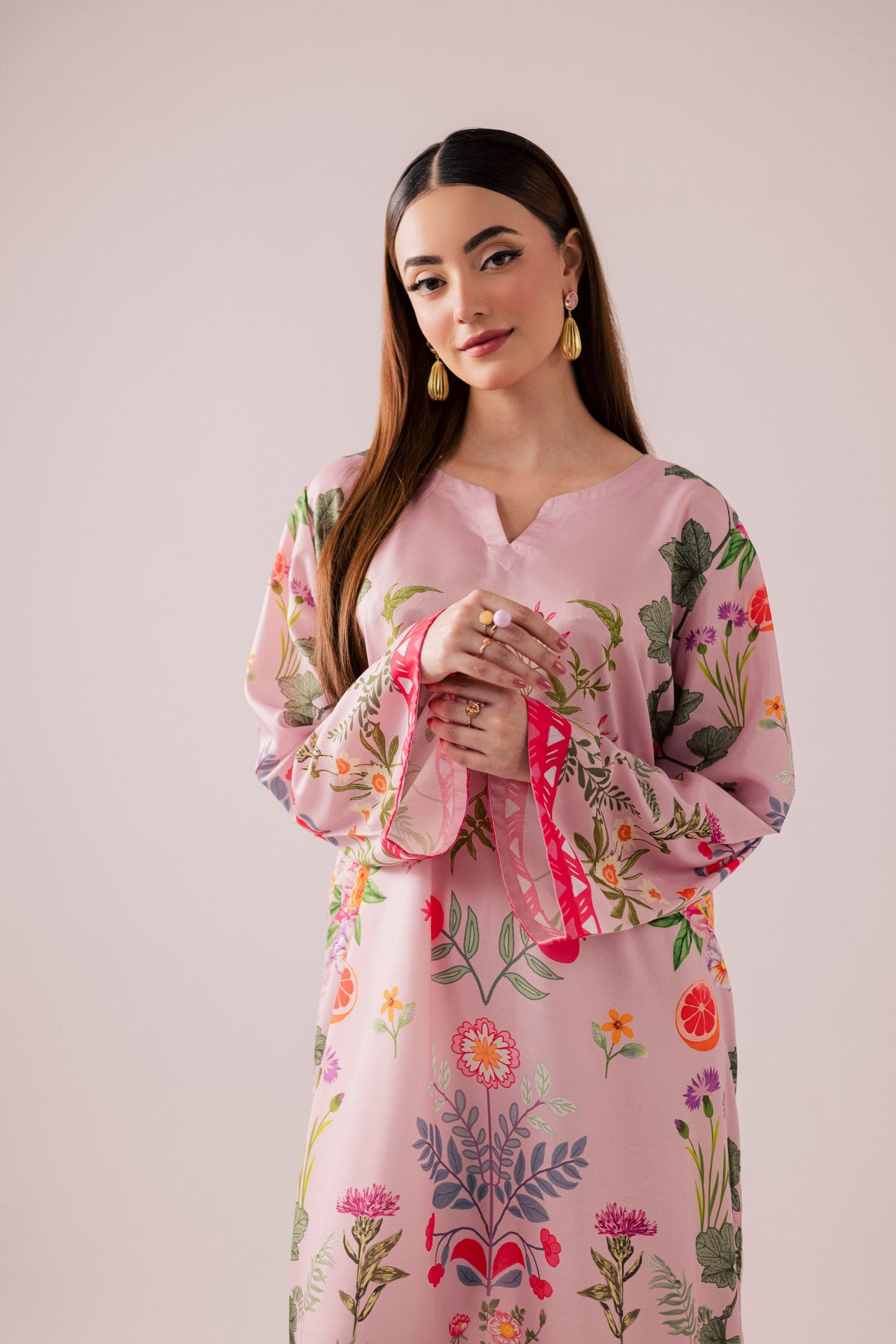 KF42 - Winter Printed Kaftaan