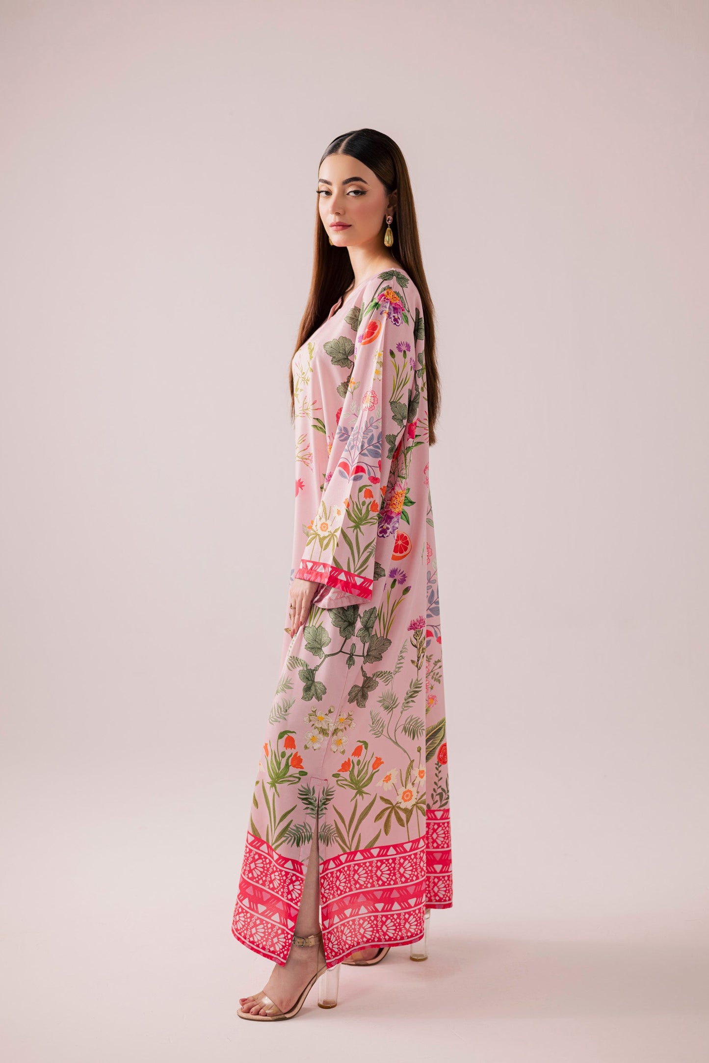 KF42 - Winter Printed Kaftaan