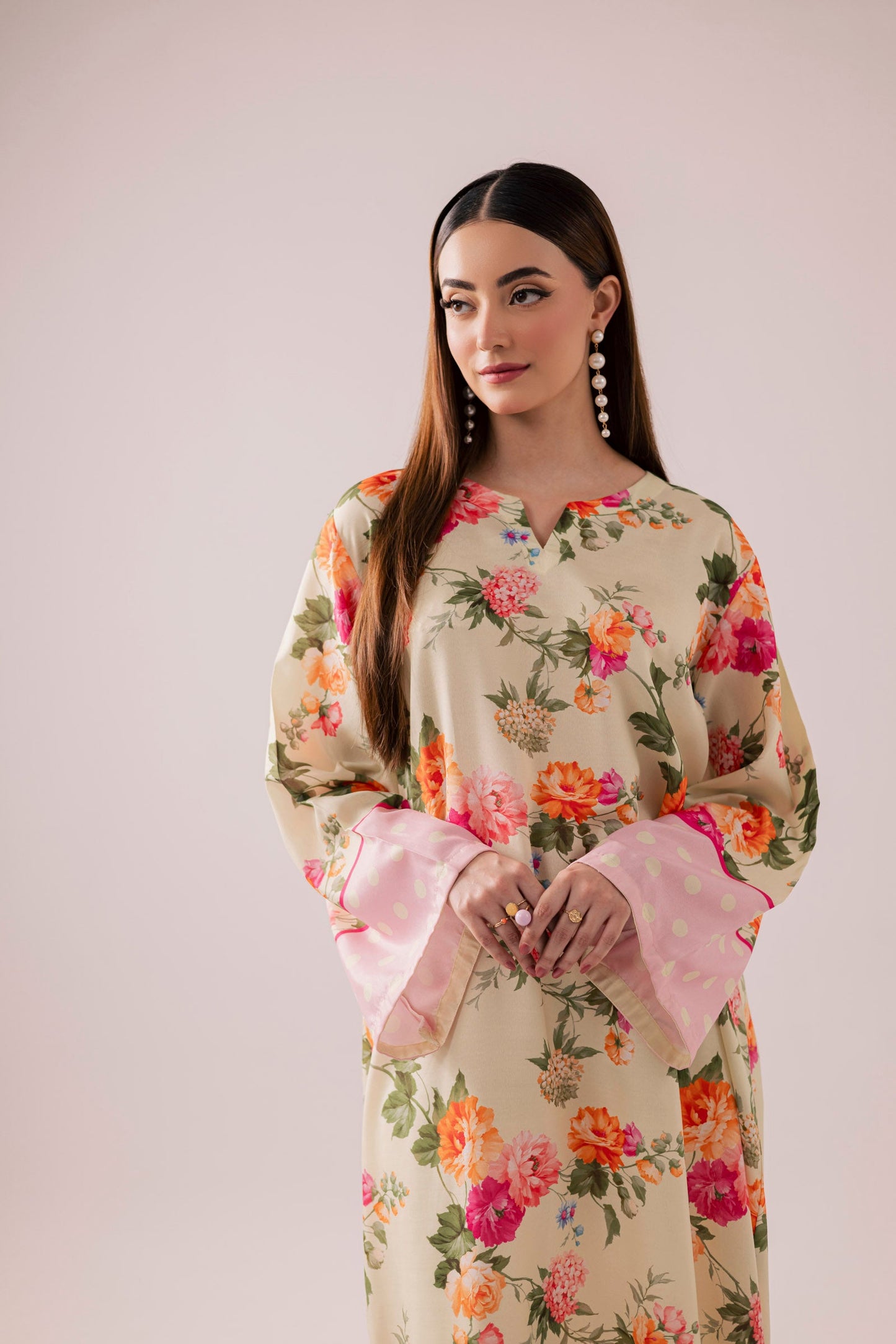 KF44 - Winter Printed Kaftaan