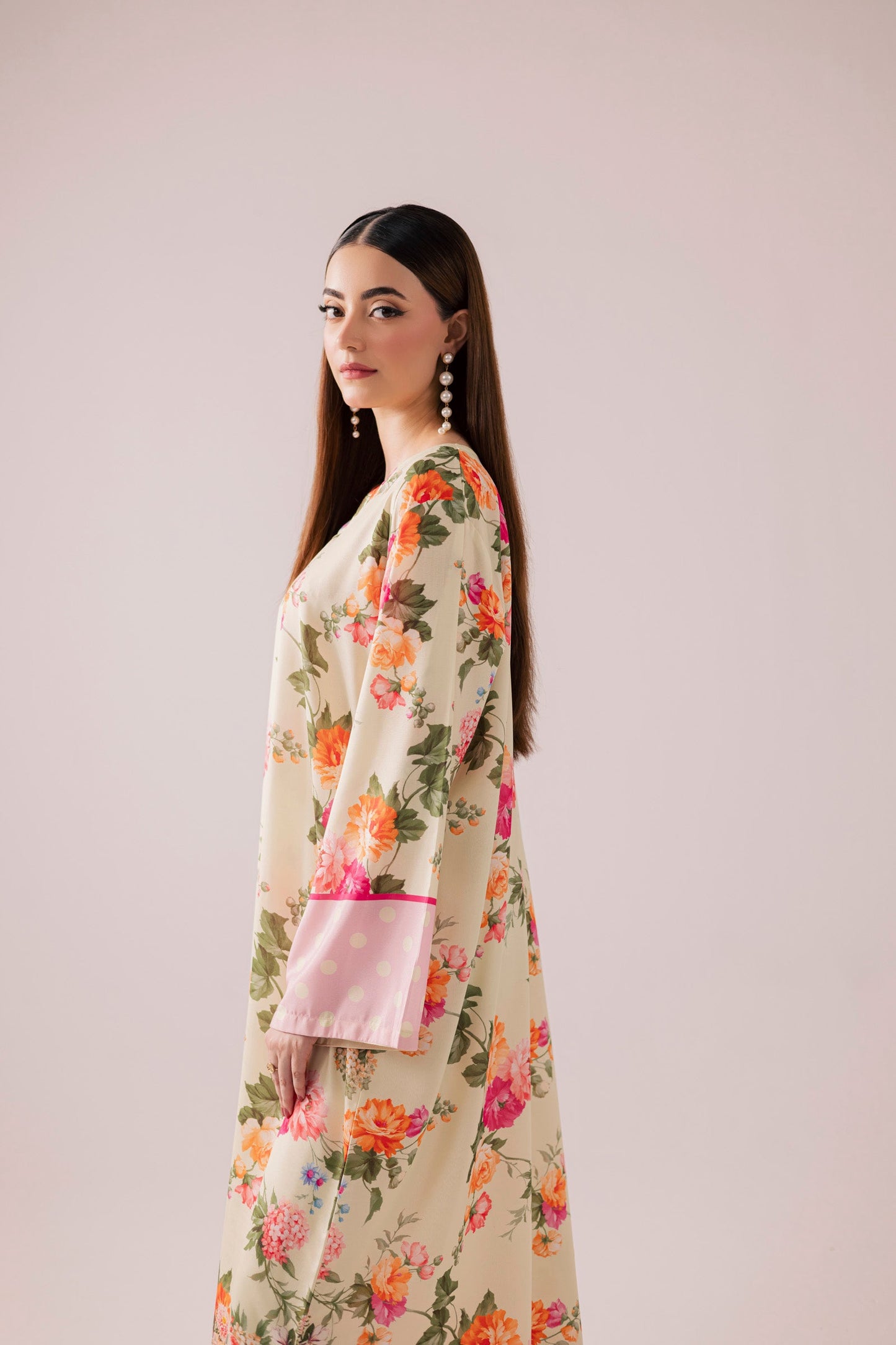 KF44 - Winter Printed Kaftaan