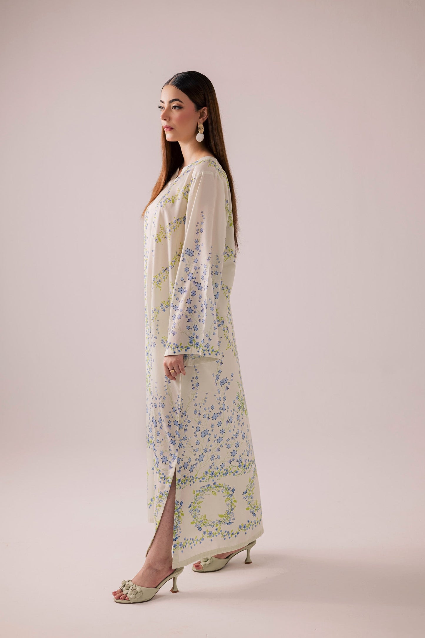 KF45 - Winter Printed Kaftaan