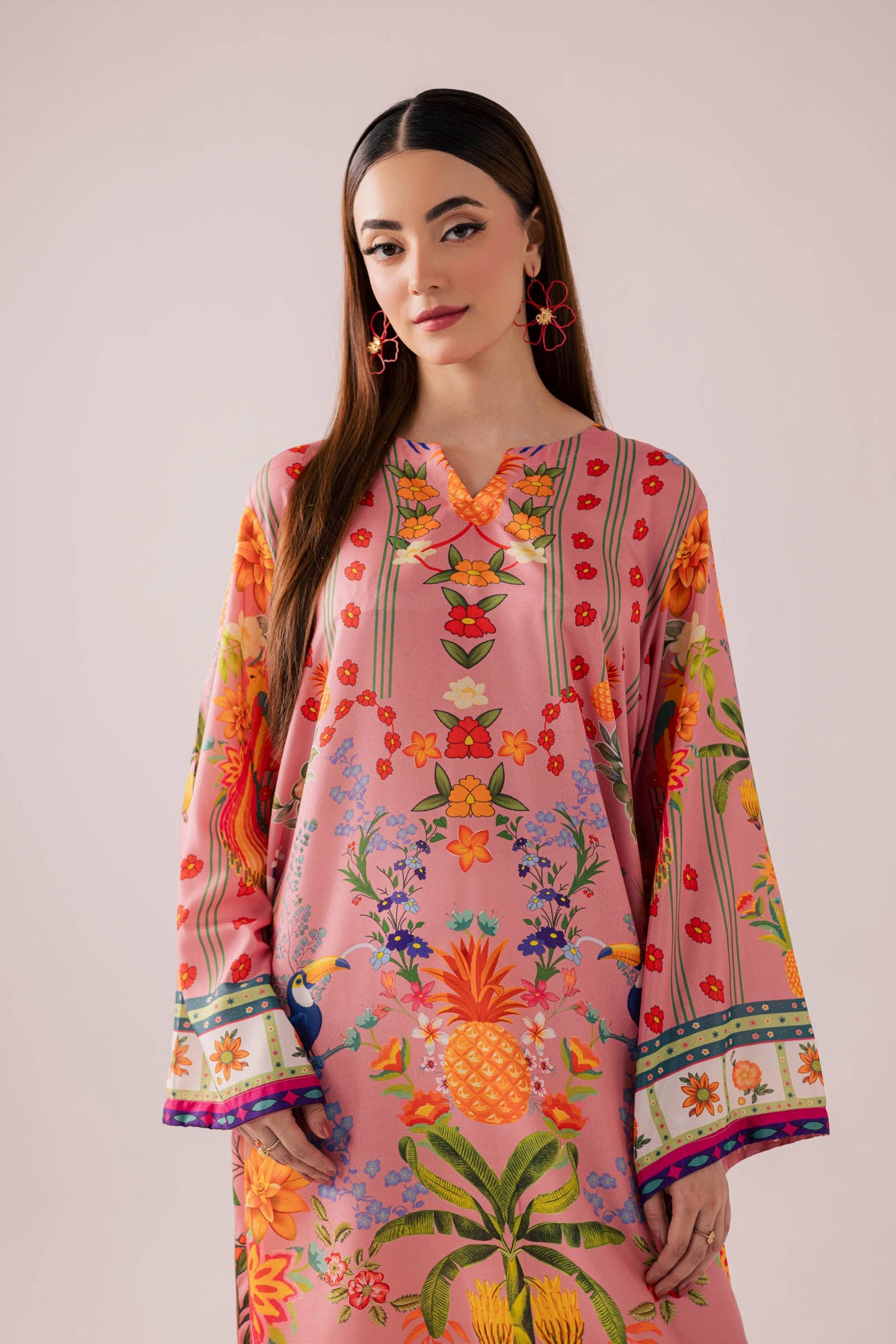 KF31 - Winter Printed Kaftaan