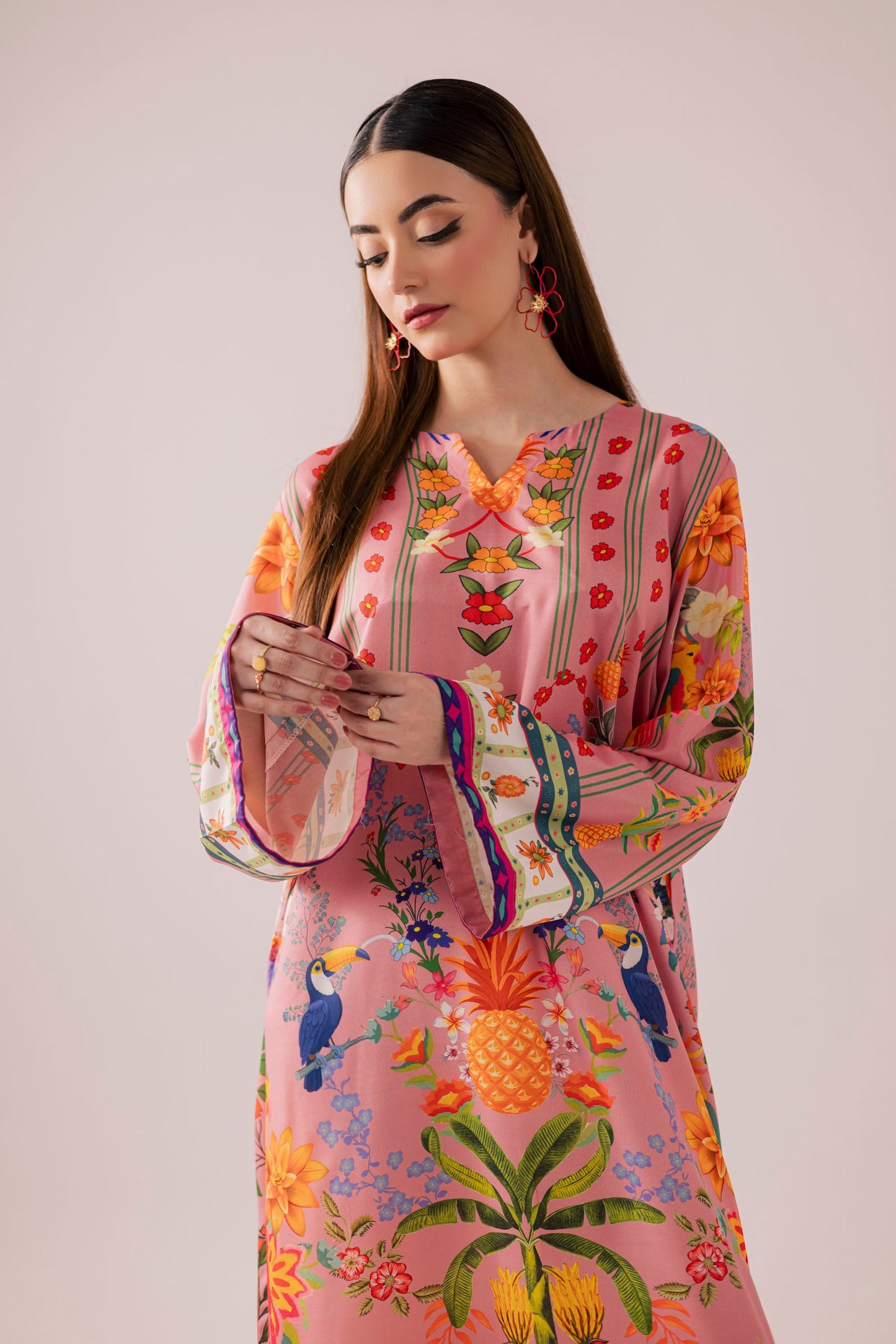 KF31 - Winter Printed Kaftaan