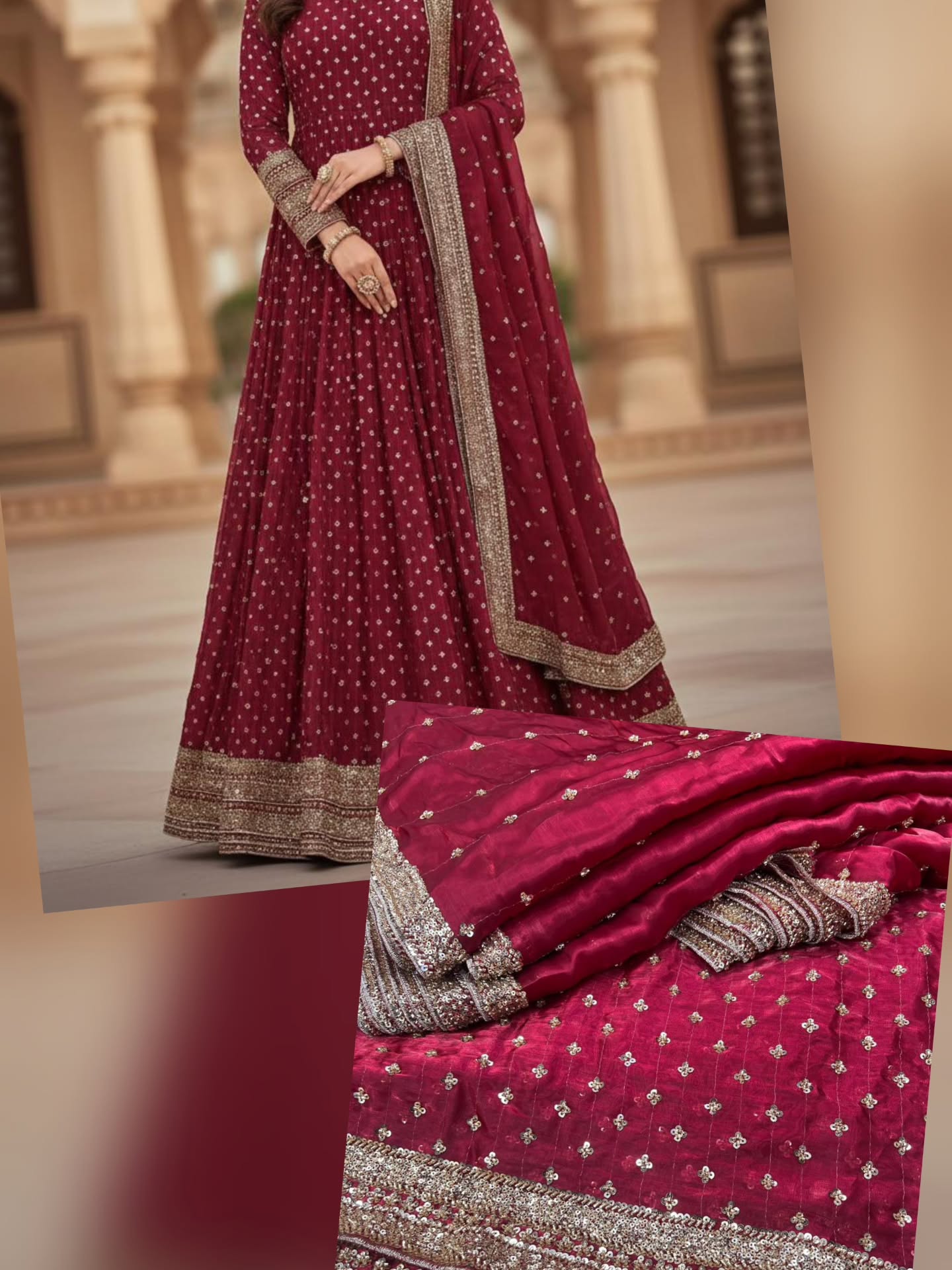 Ruby Red-Sheesha Silk