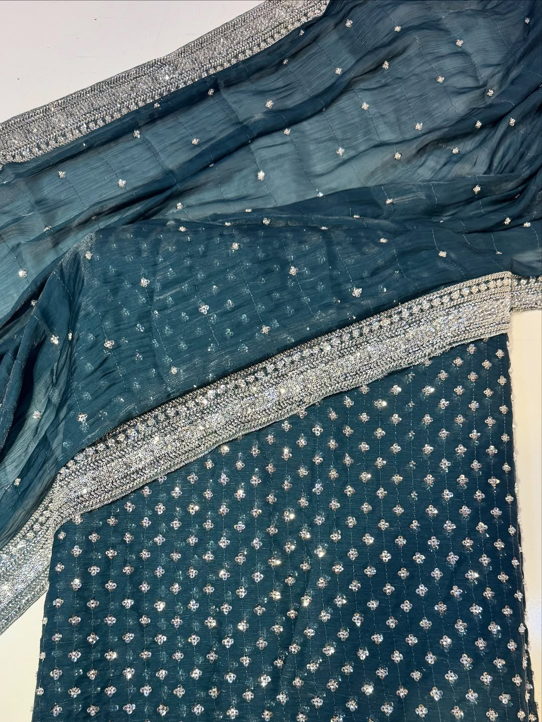 Jugle Green -Sheesha Silk