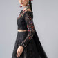 3 Piece Unstitched Embroidered Organza Suit