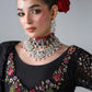 3 Piece Unstitched Embroidered Organza Suit