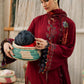 3 Piece Unstitched Embroidered Dobby Linen Suit