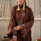 3 Piece Unstitched Embroidered Dobby Linen Suit