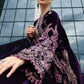 3 Piece Unstitched Embroidered Velvet Suit