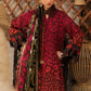 3 Piece Unstitched Embroidered Linen Suit