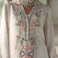 3 Piece Unstitched Embroidered Tusser Silk Suit