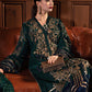 3 Piece Unstitched Embroidered Velvet Suit