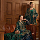 3 Piece Unstitched Embroidered Velvet Suit