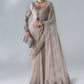 Unstitched Embroidered Chiffon Saree