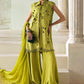 3 Piece Unstitched Embroidered Bemberg Raw Silk Suit