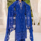 3 Piece Unstitched Embroidered Chiffon Suit | MPC-25-103