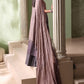 3 Piece Unstitched Embroidered Bell Raw Silk Suit