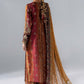 3 Piece Unstitched Embroidered Raw Silk Suit