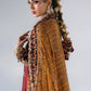 3 Piece Unstitched Embroidered Raw Silk Suit