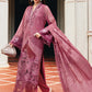 3 Piece Unstitched Embroidered Organza Suit