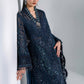 3 Piece Unstitched Embroidered Organza Suit