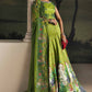 3 Piece Unstitched Embroidered Raw Silk Suit