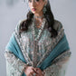 3 Piece Unstitched Embroidered Organza Suit