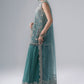 3 Piece Unstitched Embroidered Organza Suit