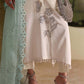 3 Piece Unstitched Embroidered Raw Silk Suit