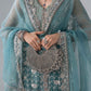 3 Piece Unstitched Embroidered Organza Suit