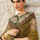 3 Piece Unstitched Embroidered Linen Suit | MPT-2707-B