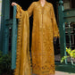 3 Piece Unstitched Embroidered Lawn Suit