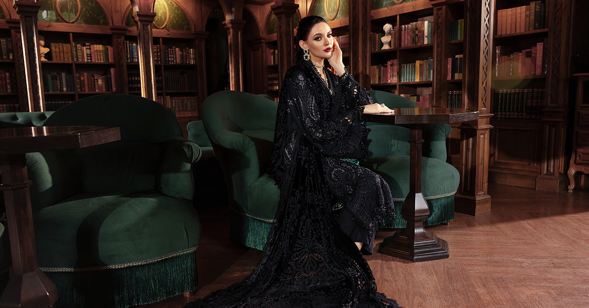 3 Piece Unstitched Embroidered Linen Suit