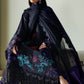 3 Piece Unstitched Embroidered Raw Silk Suit