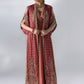 3 Piece Unstitched Embroidered Organza Suit