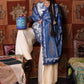 3 Piece Unstitched Embroidered Irish Linen Suit