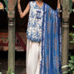 3 Piece Unstitched Embroidered Irish Linen Suit