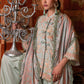 3 Piece Unstitched Embroidered Irish Linen Suit