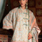 3 Piece Unstitched Embroidered Irish Linen Suit