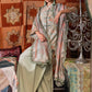 3 Piece Unstitched Embroidered Irish Linen Suit