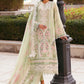 3 Piece Unstitched Embroidered Lawn Suit