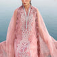 3 Piece Unstitched Embroidered Organza Suit