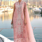 3 Piece Unstitched Embroidered Organza Suit